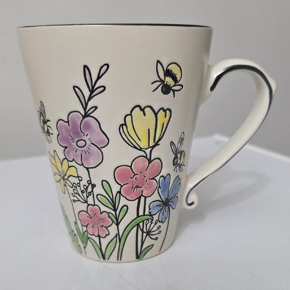 Spectrum Designz Floral Mug, NWOT